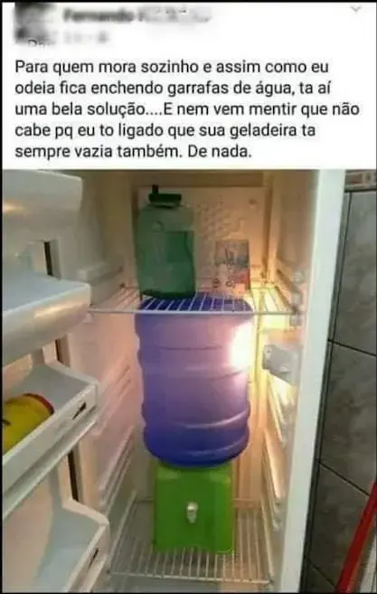 Dica para quem mora sozinho