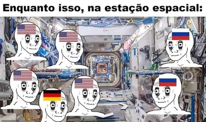 Enquanto isso na estacao espacial internacional
