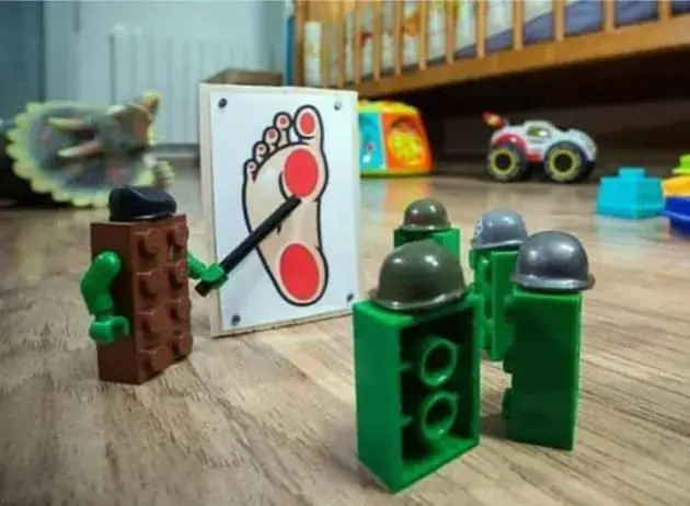 Hoje voces vao aprender a machucar pes