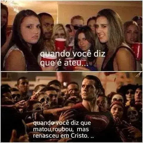 Quando voce diz que e ateu