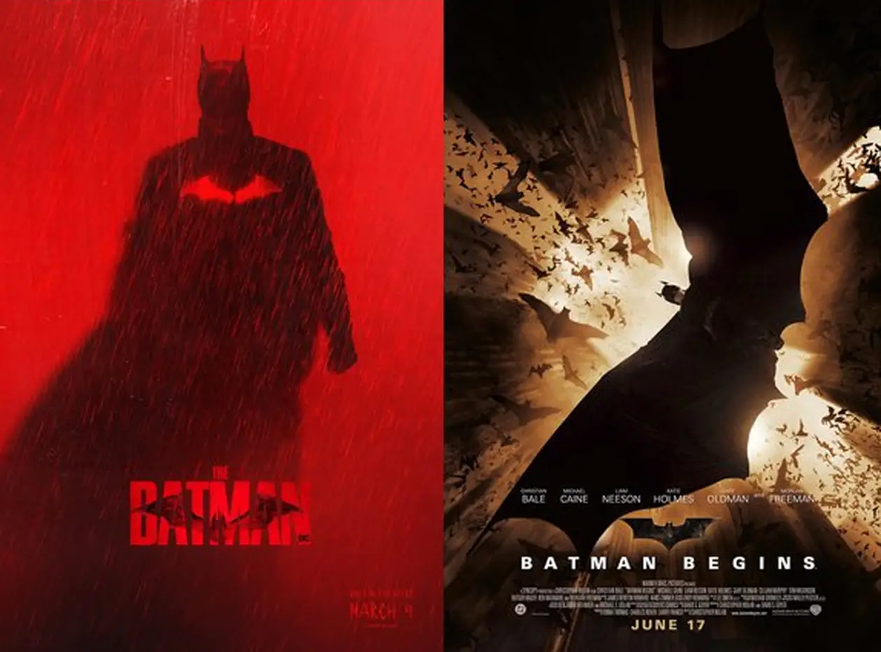 The Batman vs Batman Begins The Batman vs Batman Begins
