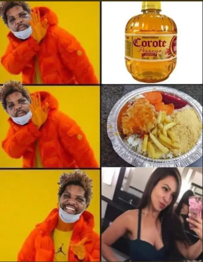 Vai uma marmita um corote Vai uma marmita um corote