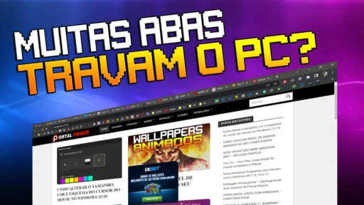 Abas navegador travam PC