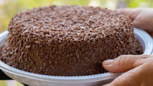 Bolo de chocolate de liquidificador