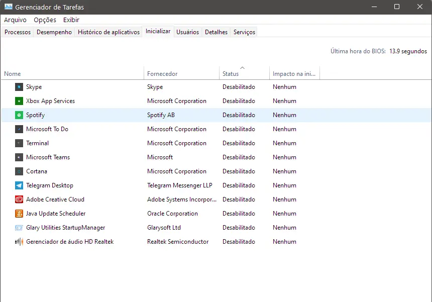 Clique na guia Iniciar Clique na guia Iniciar