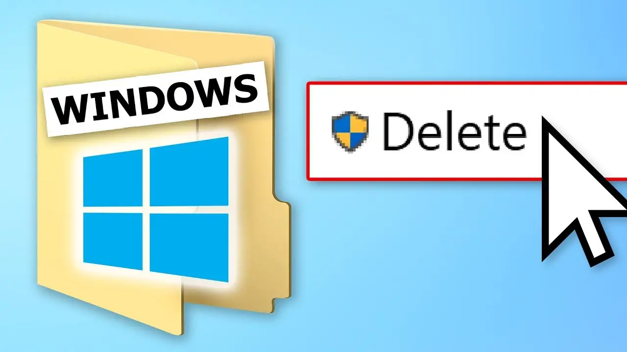 Deletar pasta Windows