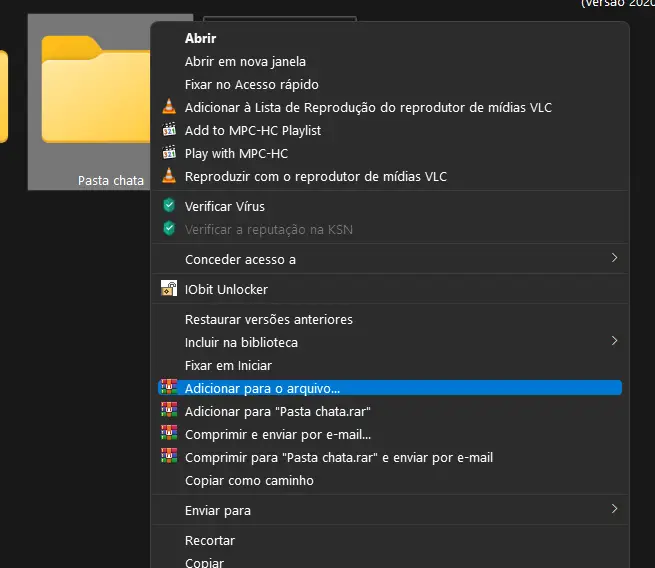 Exculir pasta windows Exculir pasta windows