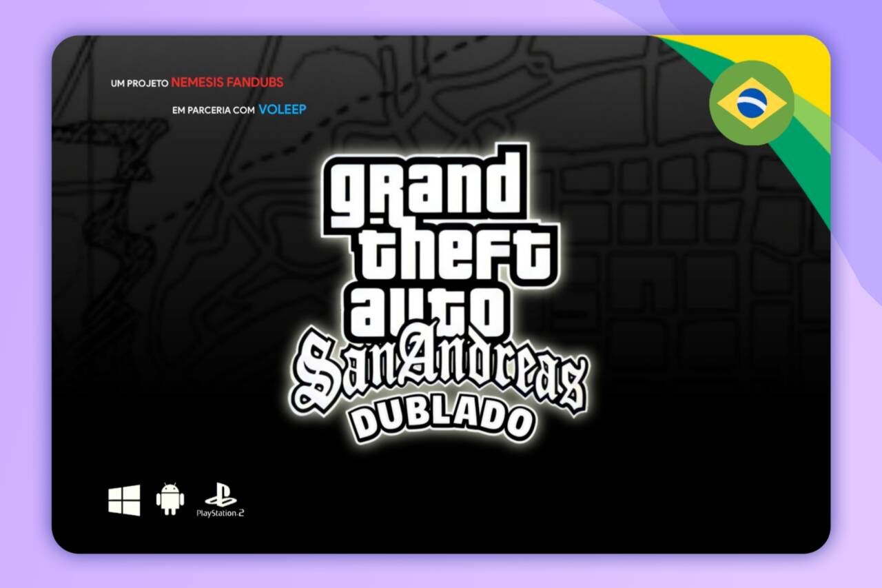 Imagem do artigo: GTA SAN ANDREAS – DUBLADO PT BR ANDROID DOWNLOAD