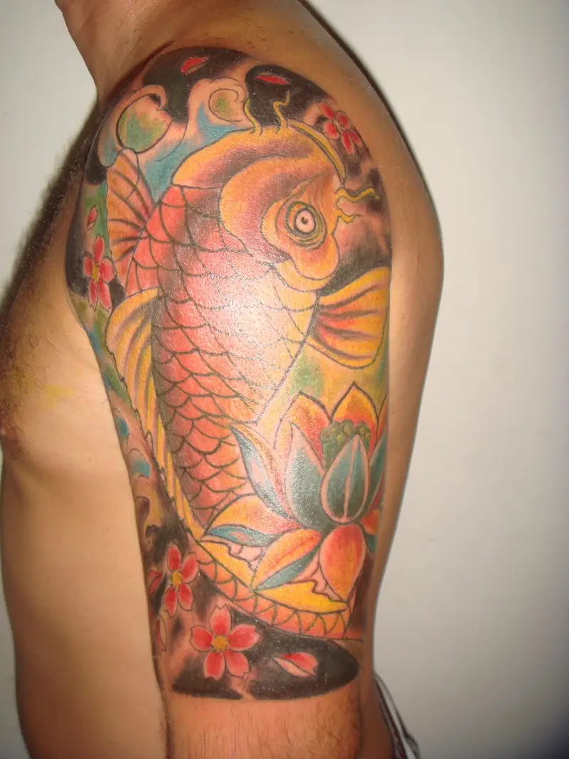 Tatuagem de Carpa Pcc
