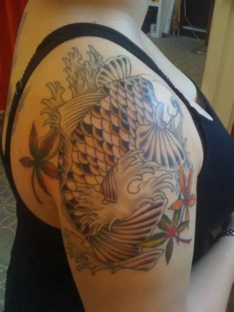 Tatuagem de Carpa Pcc