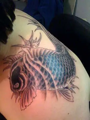 Tatuagem de Carpa Pcc