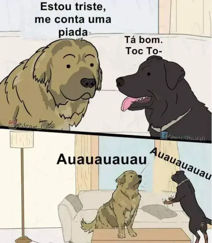 To triste conta uma piada To triste conta uma piada