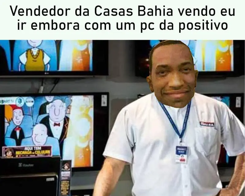 Vendedor das casas bahia com PC Positivo Gamer Vendedor das casas bahia com PC Positivo Gamer