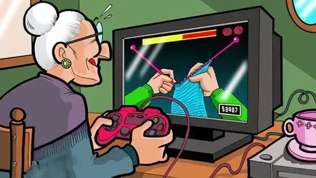 Vovo nao sai do videogame Vovo nao sai do videogame