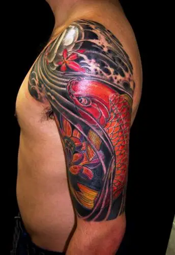 carpa tatuagem homem
