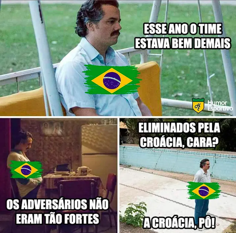 Eliminados pela Croacia cara