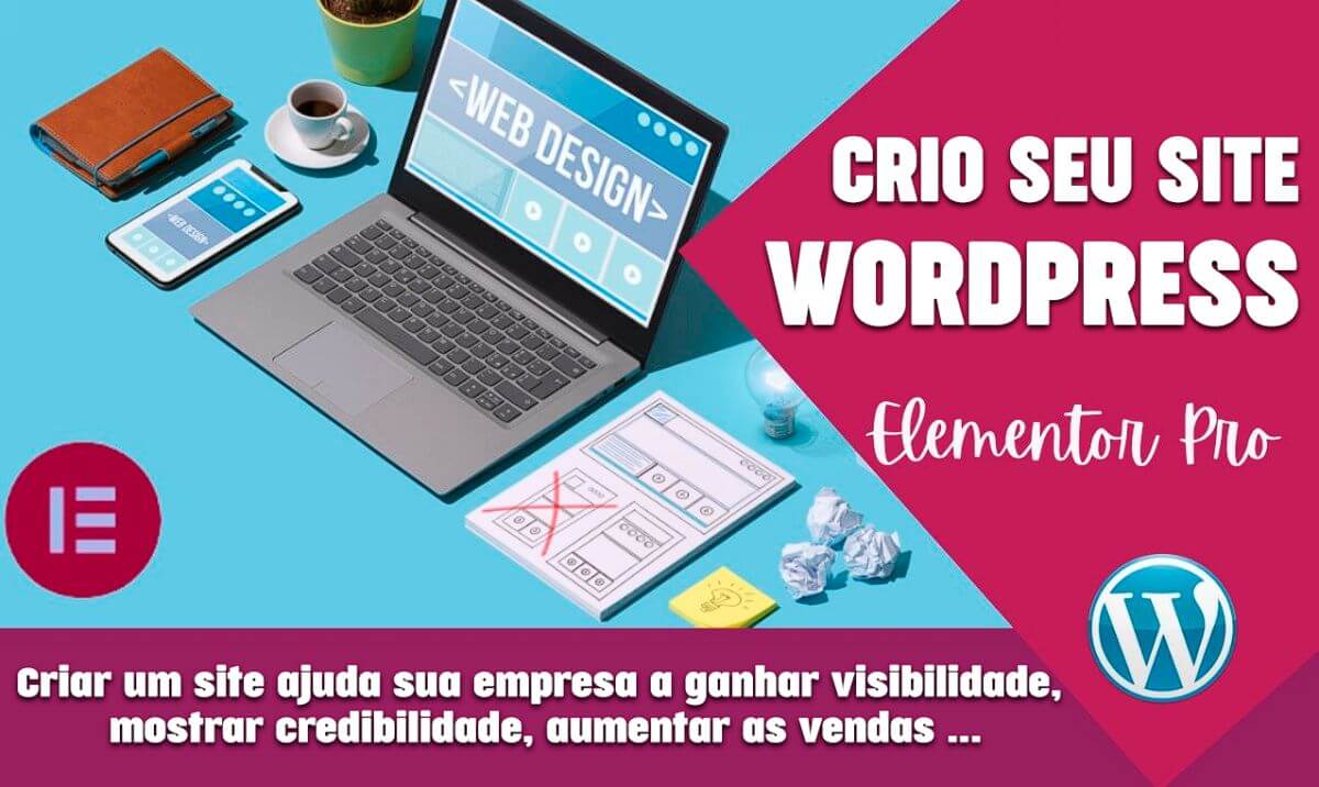 Especialista em Elementor pro para criar um site WordPress responsivo!! 1 Sites em Wordpress