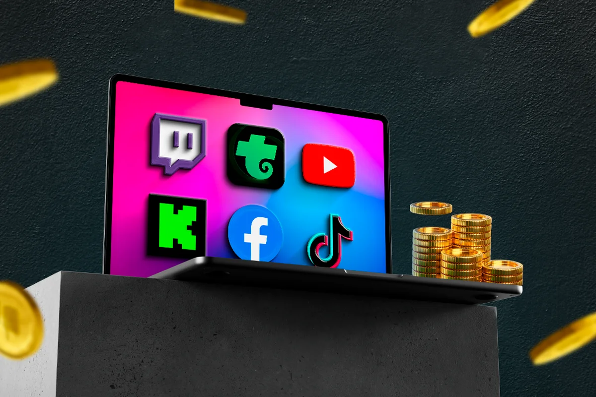 Monetização nas redes sociais de vídeo e stream