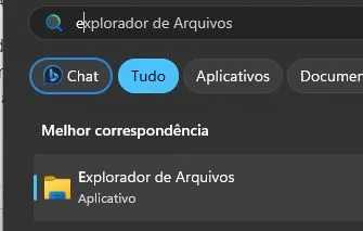 explorador de arquivos explorador de arquivos