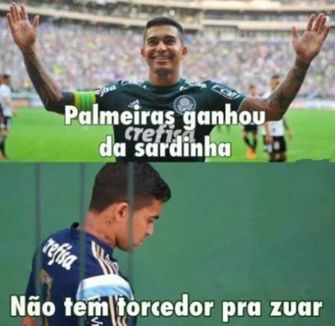 Meme palmeiras zoando o santos