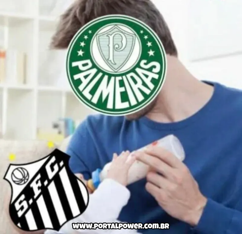 Palmeiras e seu filho Santos