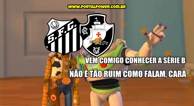 Vasco e Santos na segunda divisao