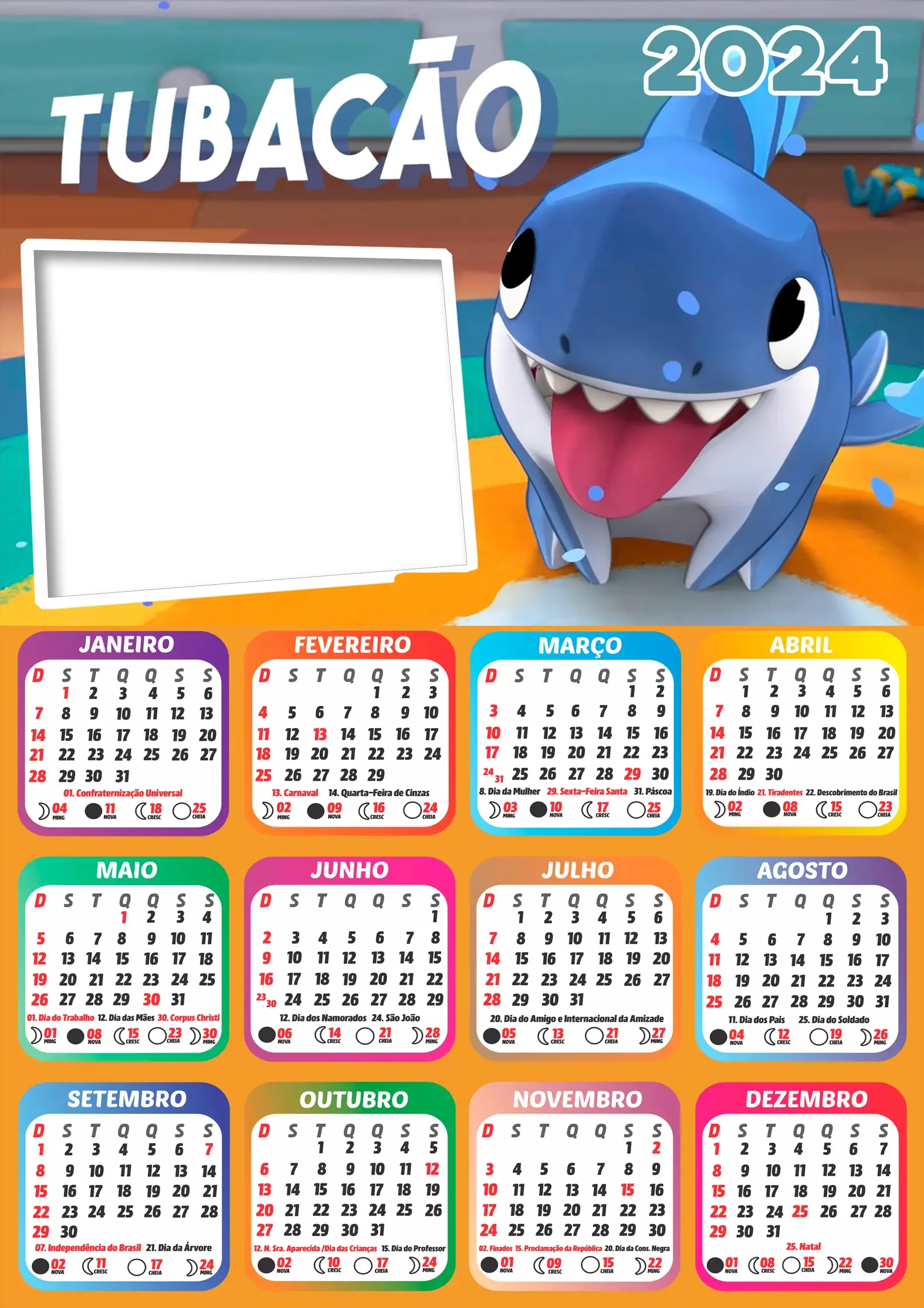 Calendário 2024 Tubacao Calendário 2024 Tubacao