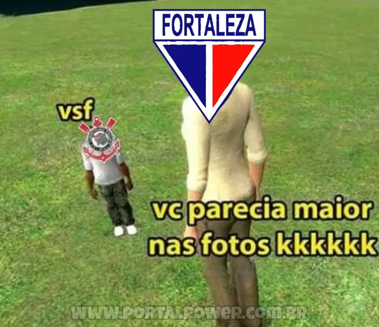 Nas fotos voce parecia maior