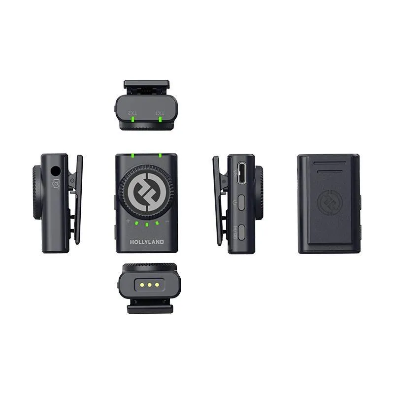 Hollyland Lark M2 Combo : Lark M2 : Lark M2 MI : Lark M2 Sistema de microfone sem fio USB 2