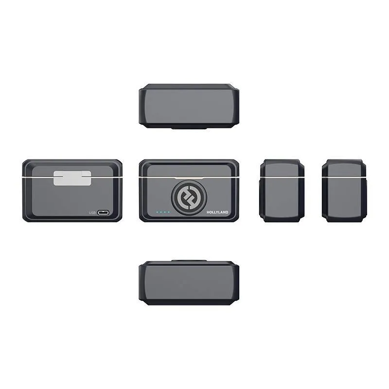 Hollyland Lark M2 Combo : Lark M2 : Lark M2 MI : Lark M2 Sistema de microfone sem fio USB 3