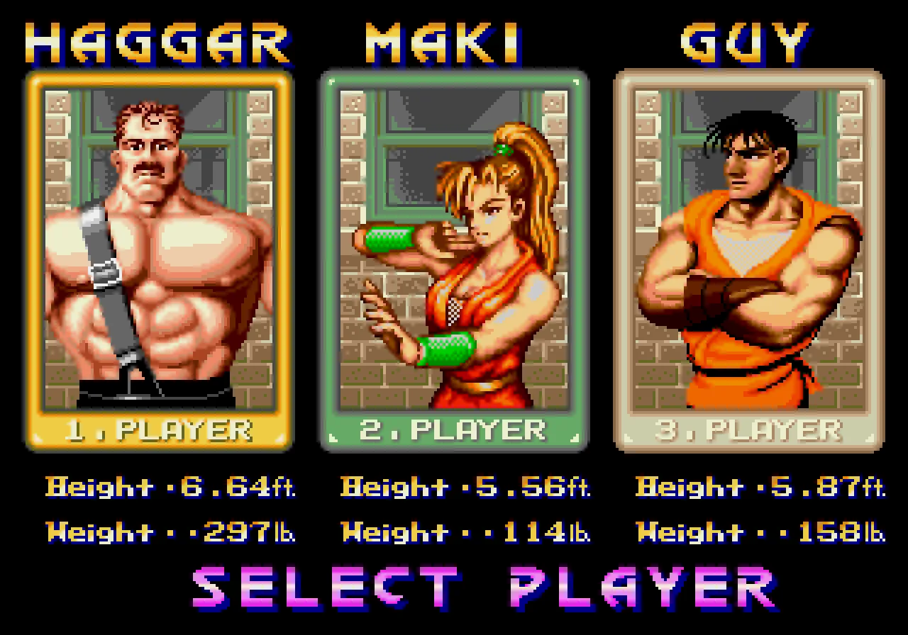 Final Fight MD – Christmas – Version b Final Fight MD – Christmas – Version b