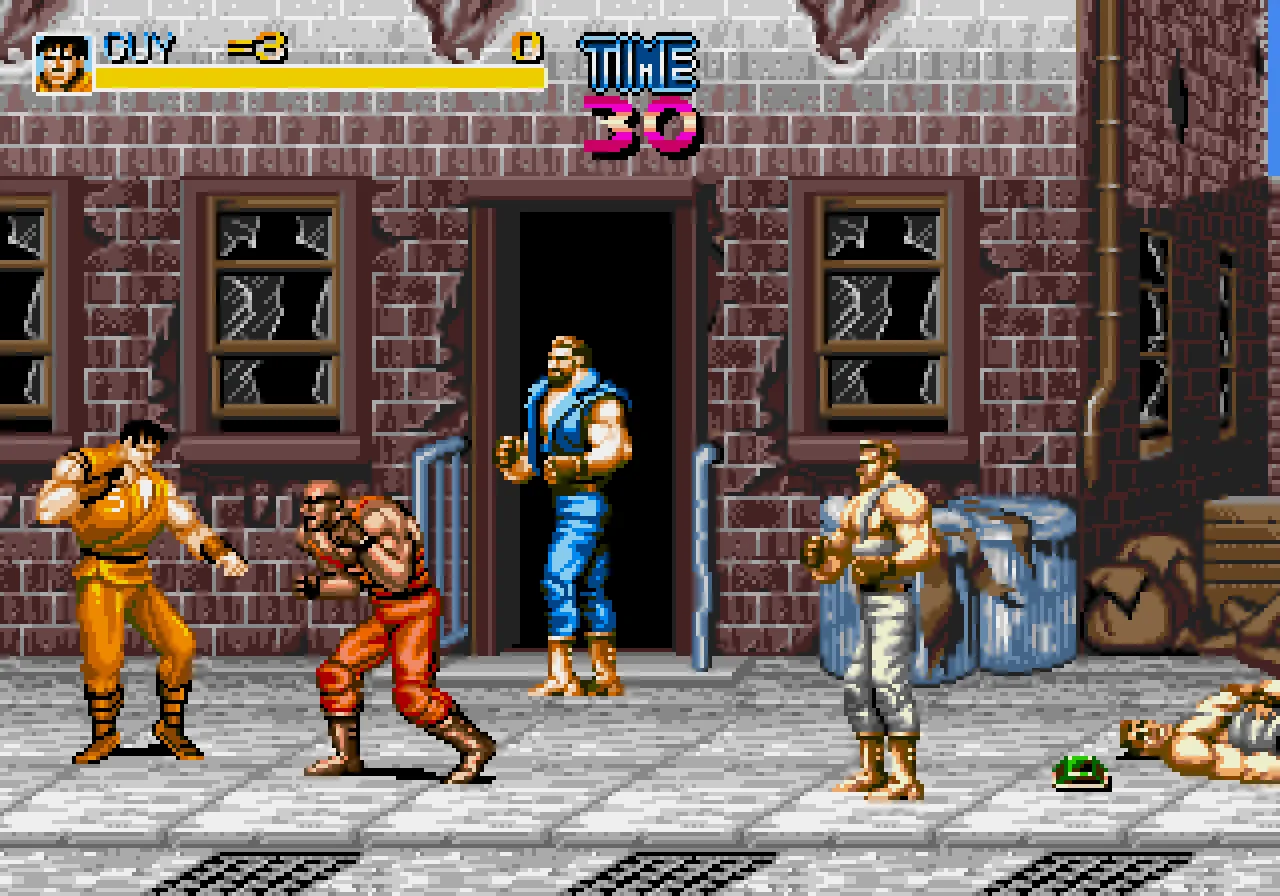 Final Fight MD – Christmas – Version b Final Fight MD – Christmas – Version b