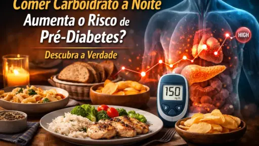 Carboidrato no Jantar Pode Causar Pré Diabetes