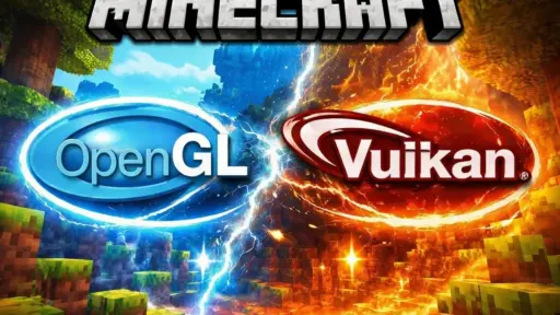 Minecraft Java Edition Troca OpenGL por Vulkan
