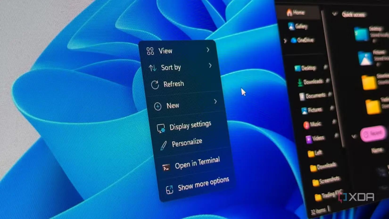 windows right click menu
