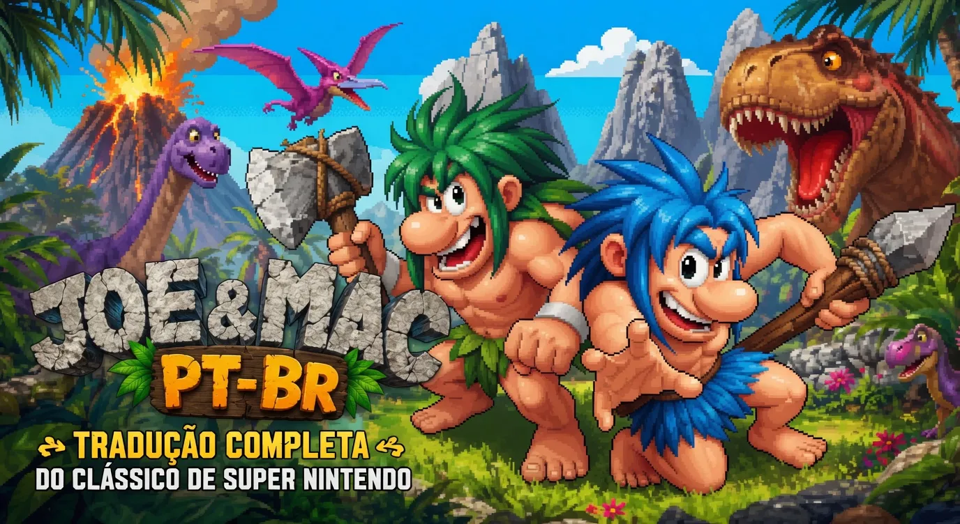 [SNES] Joe & Mac PT BR