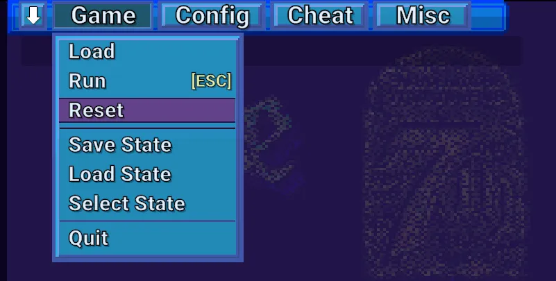 RESET RESET