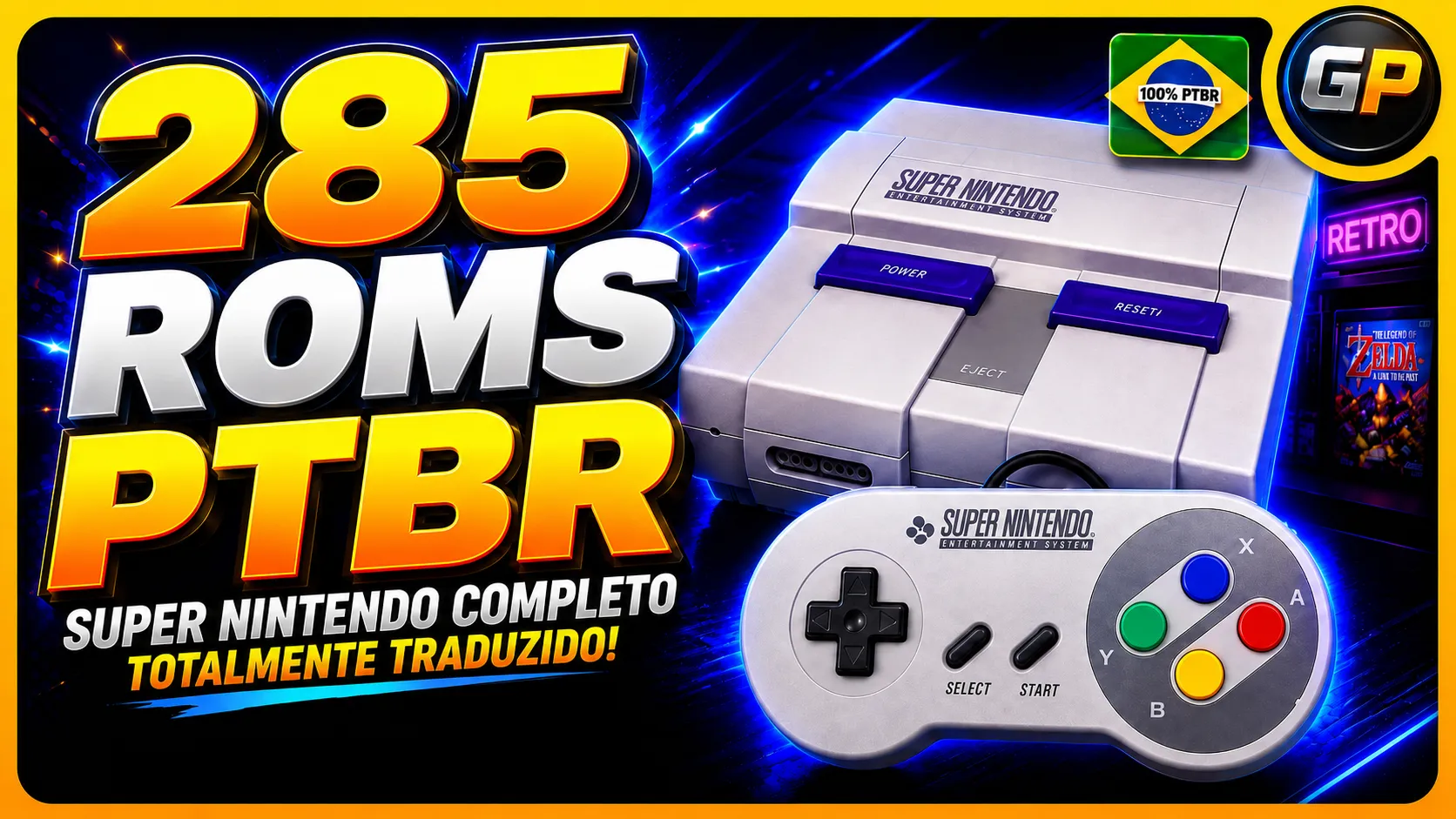 Jogos de Super Nintendo Traduzidos PT BR