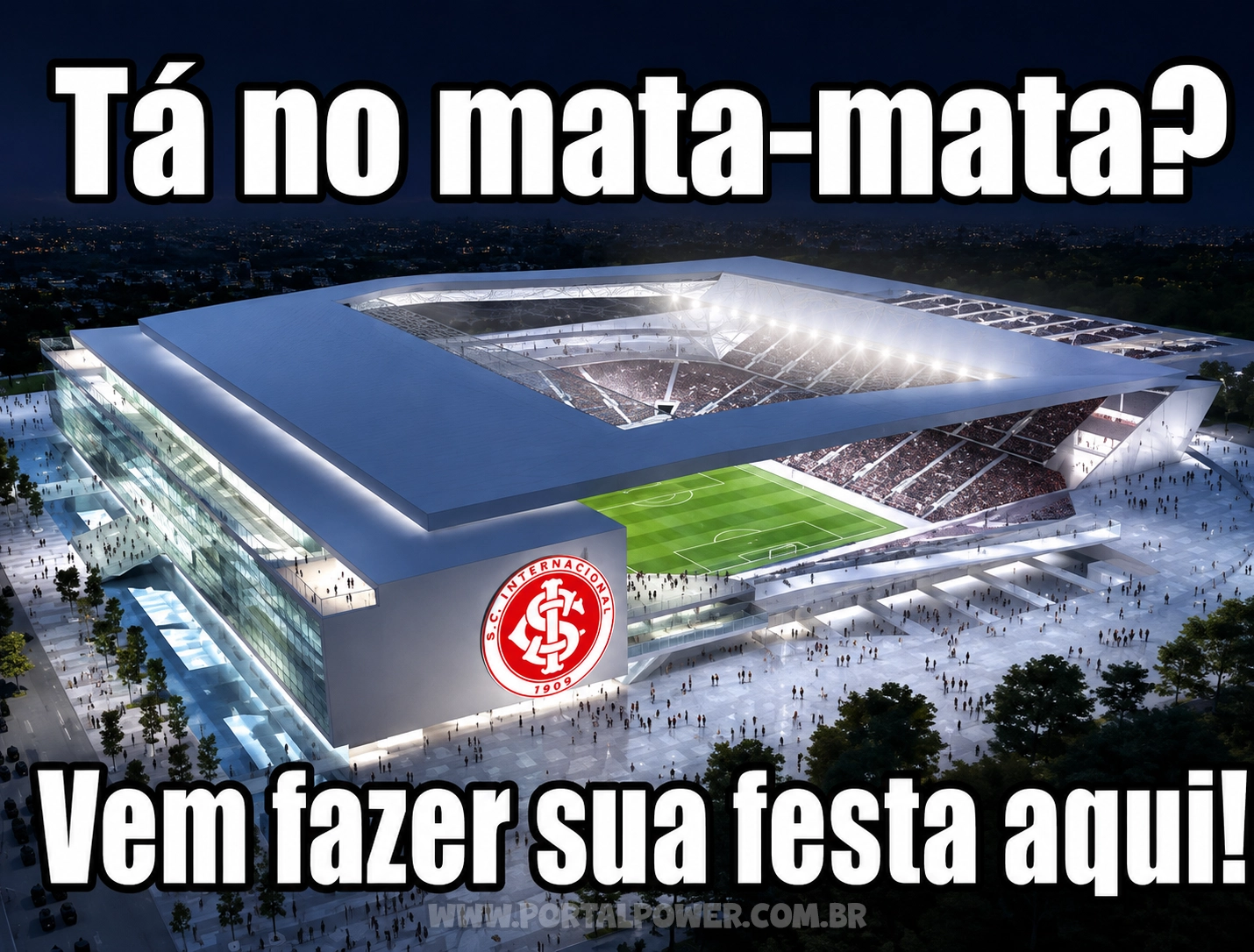 Vem fazer sua festa aqui no mata mata